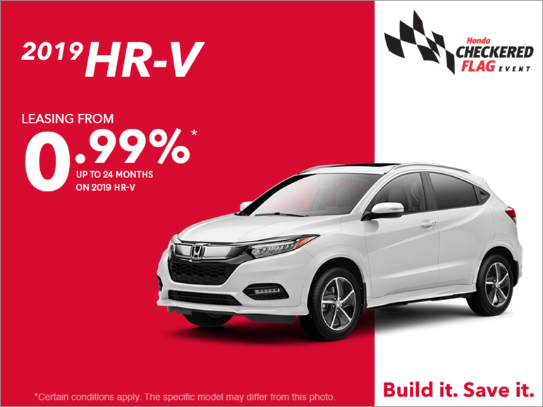 Lease the 2019 Honda HR-V!