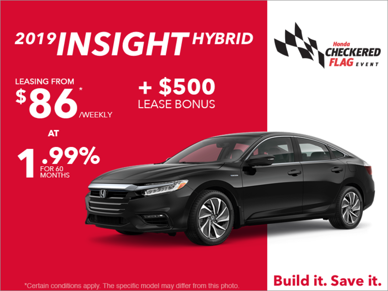 Lease the 2019 Honda Insight!