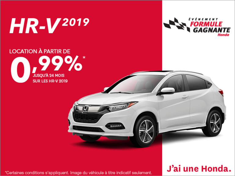 Louez le Honda HR-V 2019!