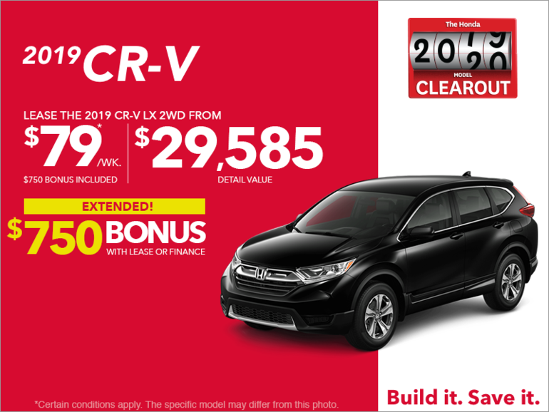 Lease the 2019 CR-V!