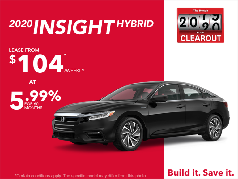 Lease the 2020 Honda Insight!