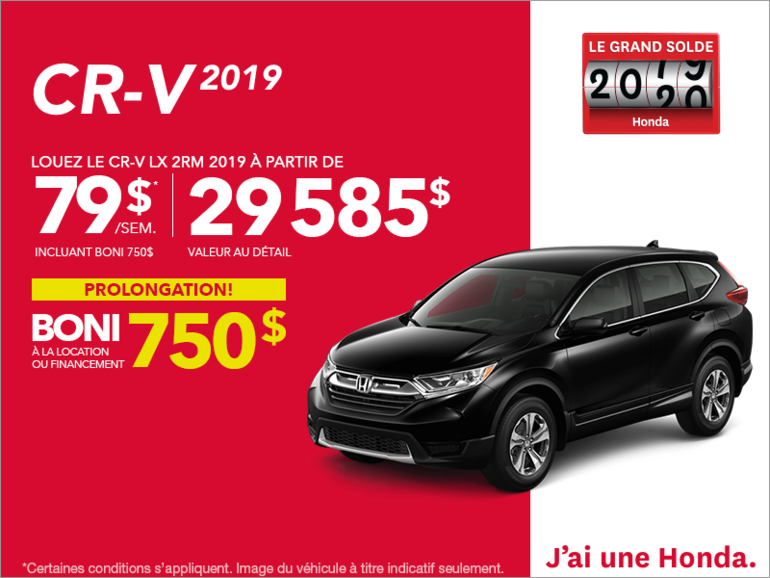 Louez le CR-V 2019!