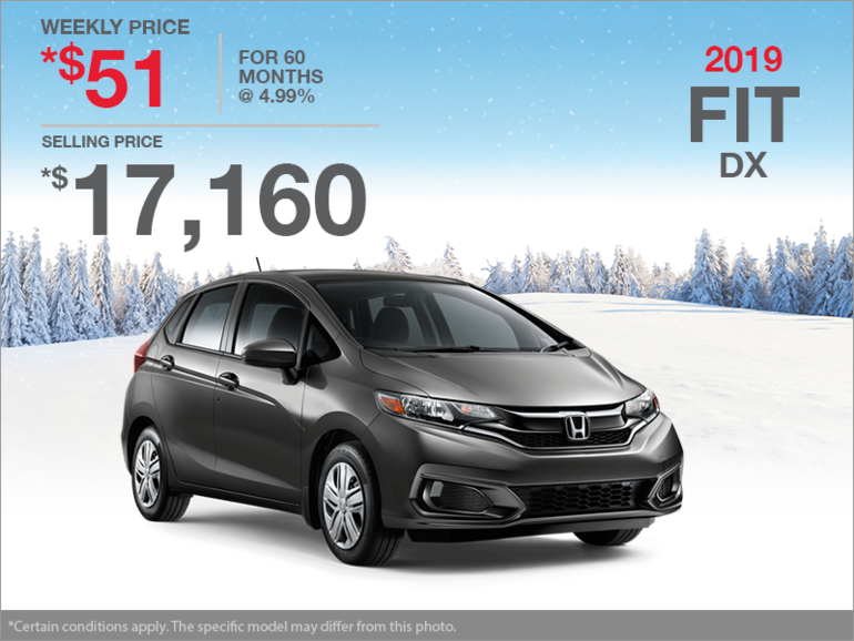 Lease the 2019 Honda Fit!