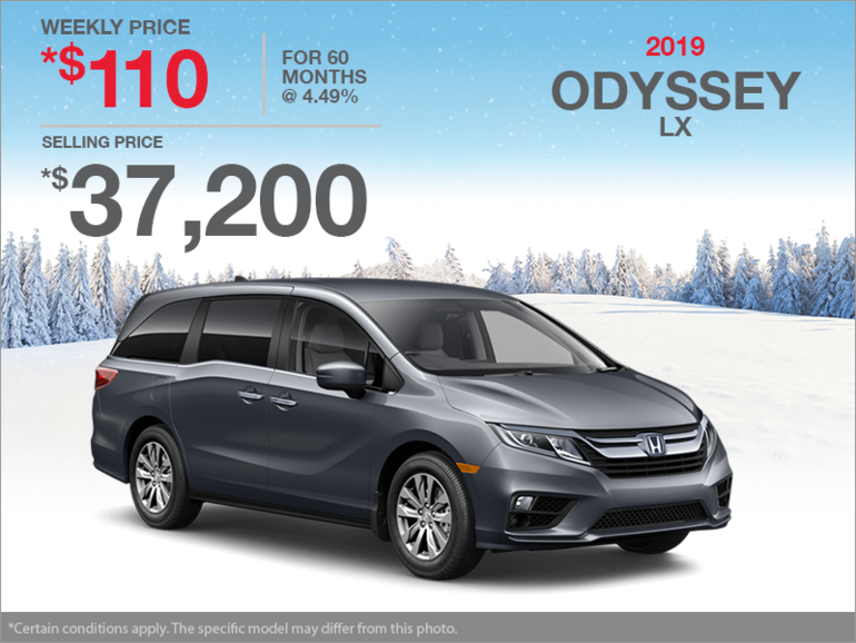 Lease the 2019 Honda Odyssey!
