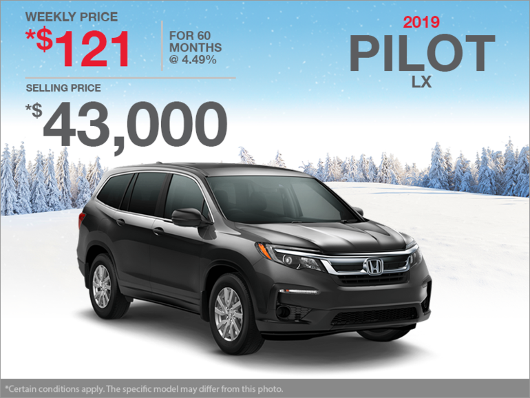 Lease the 2019 Honda Pilot!