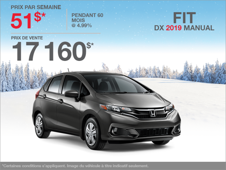 Louez la Honda Fit 2019!