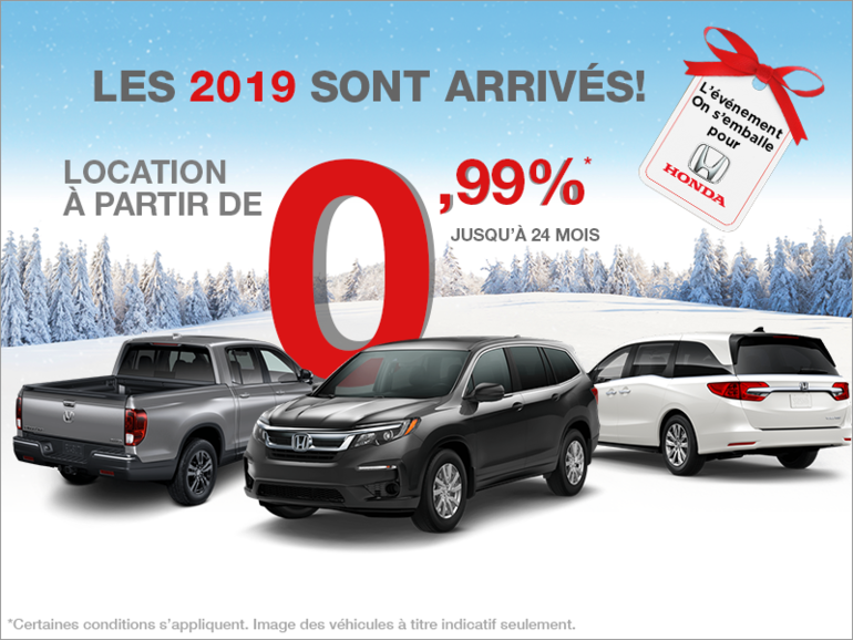 Les 2019 sont arrivés!