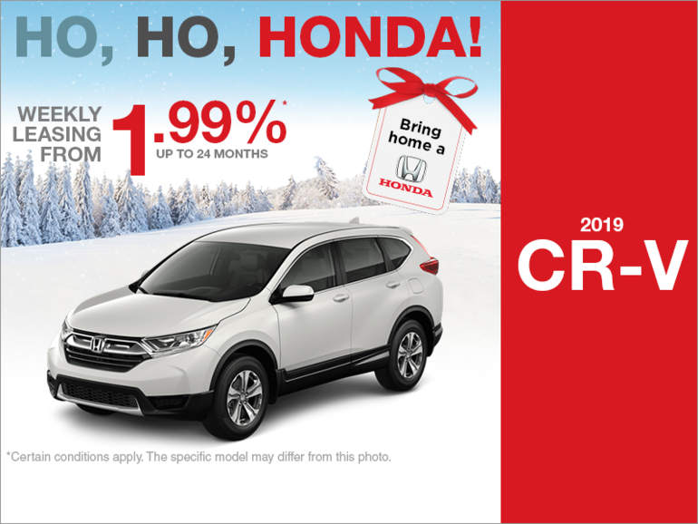 Lease the 2019 Honda CR-V!
