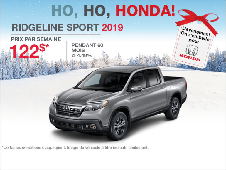 Louez la Honda Ridgeline 2019!
