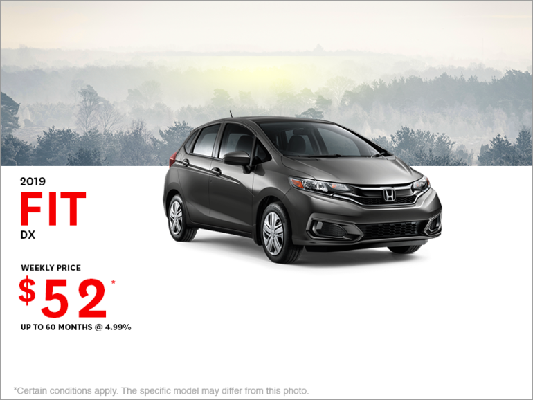 Lease the 2019 Honda Fit!