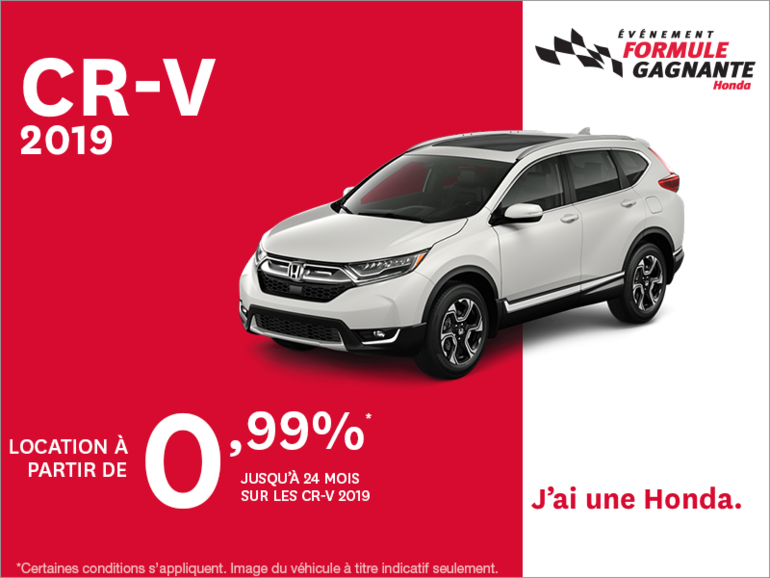 Louez le CR-V 2019!