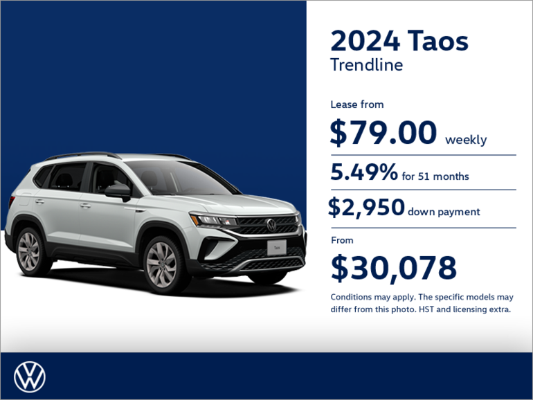 Get a 2024 Taos Volkswagen of Windsor