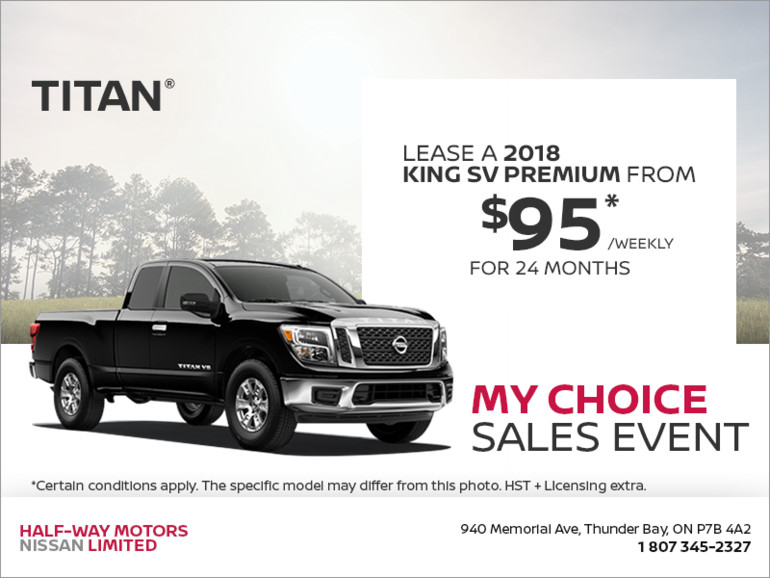 Get the 2018 Nissan Titan Today!