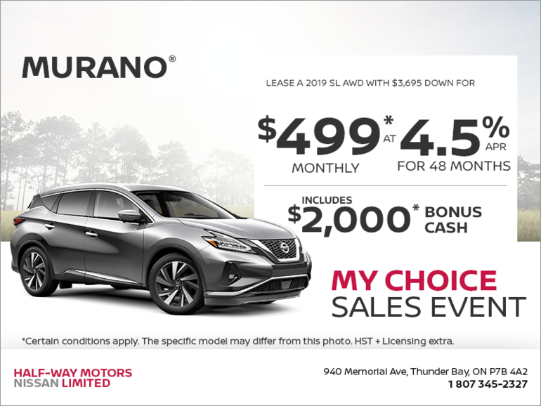 Get the 2019 Murano Today!
