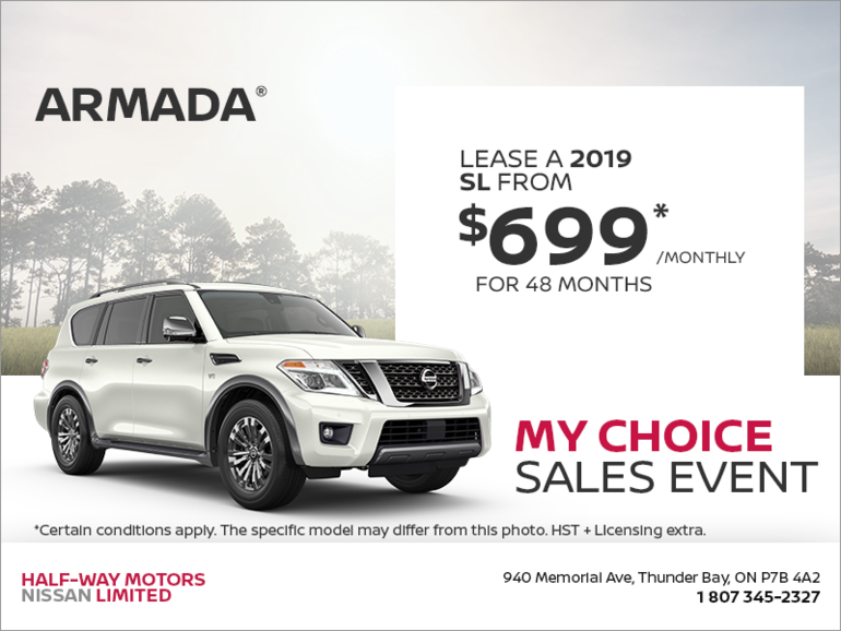 Get the 2019 Nissan Armada