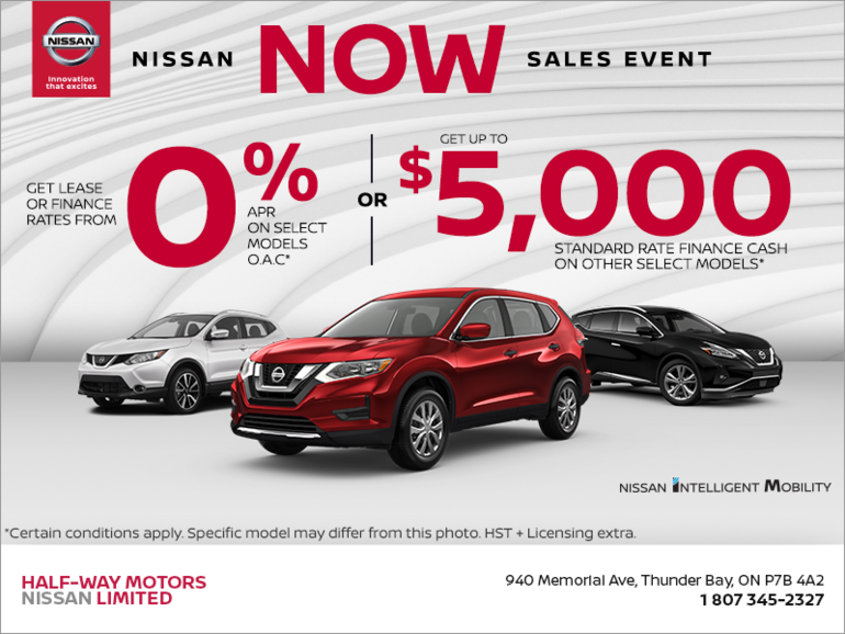 Nissan Now Sales Event!