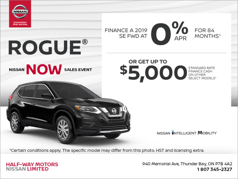 Get the 2019 Nissan Rogue Today!