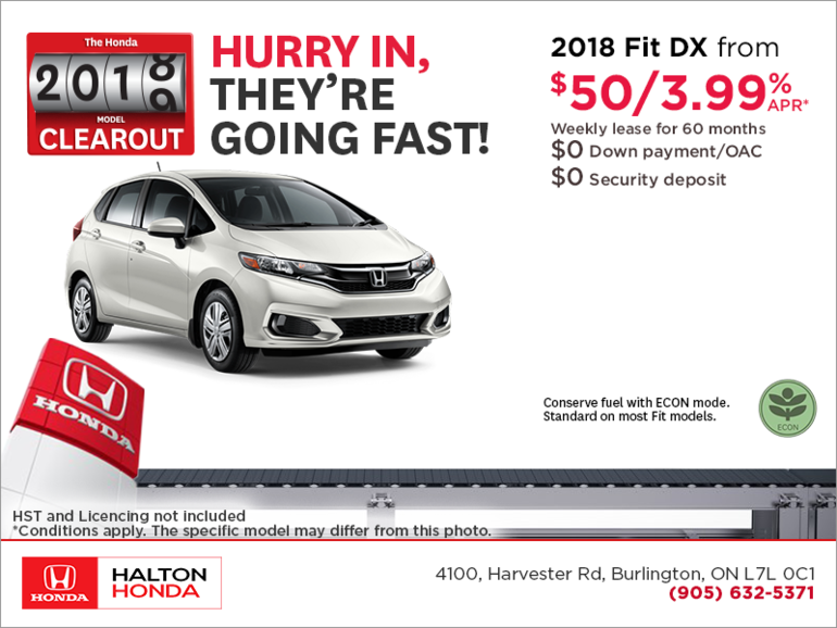 Lease the 2018 Honda Fit!
