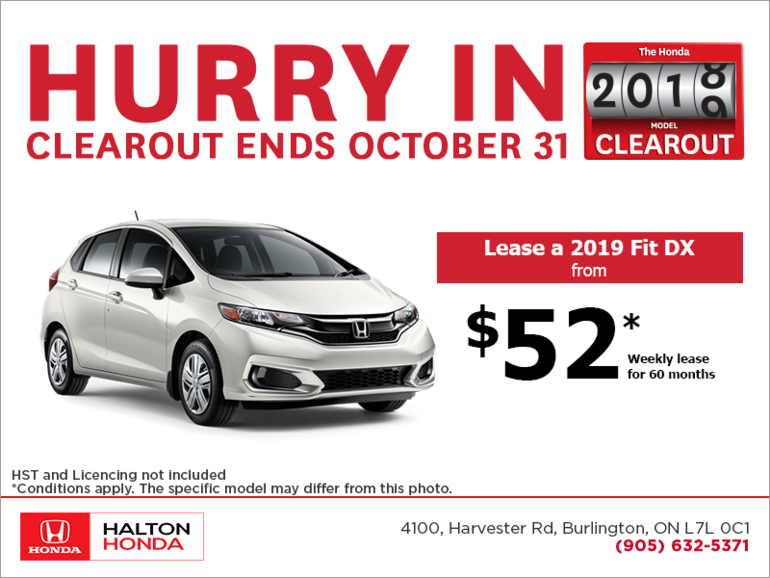 Lease the 2019 Honda Fit!