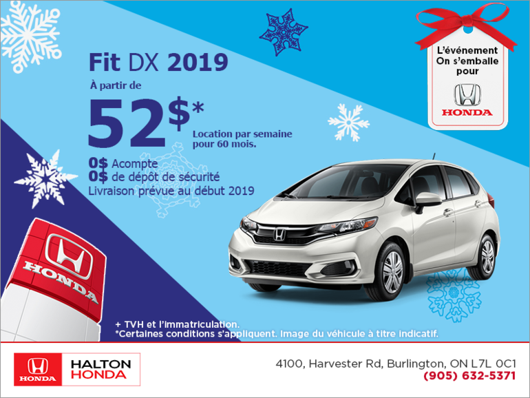 Lease the 2019 Honda Fit!