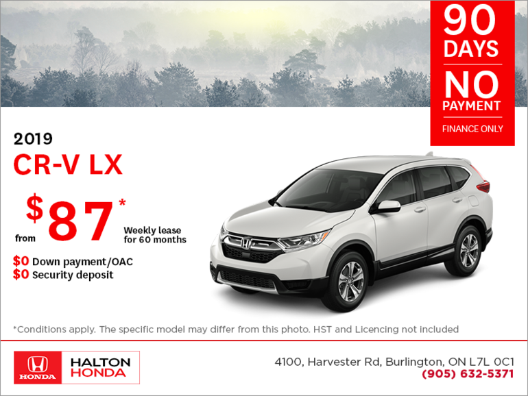 Lease the 2019 Honda CR-V!