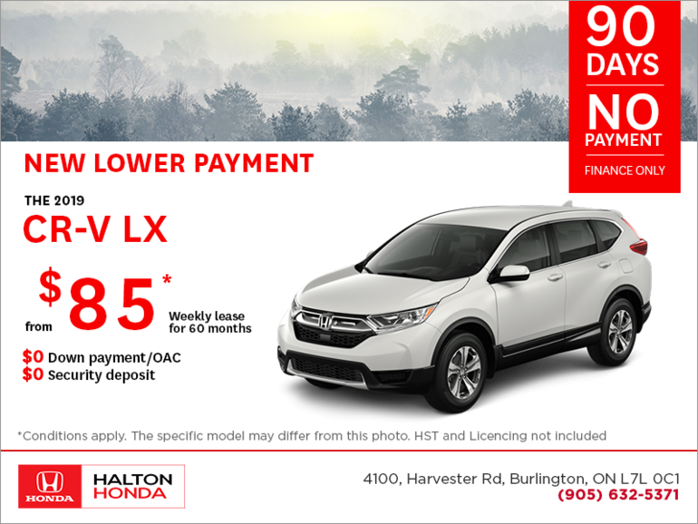 Lease the 2019 Honda CR-V!