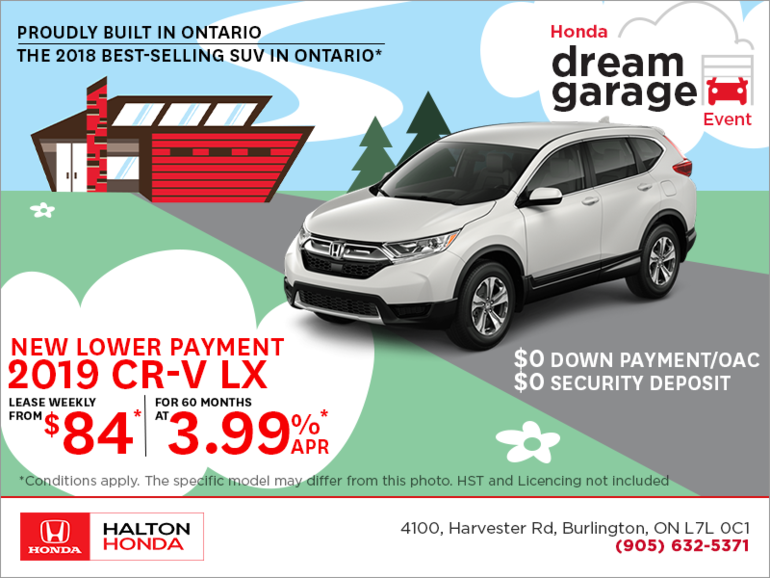 Lease the 2019 Honda CR-V!