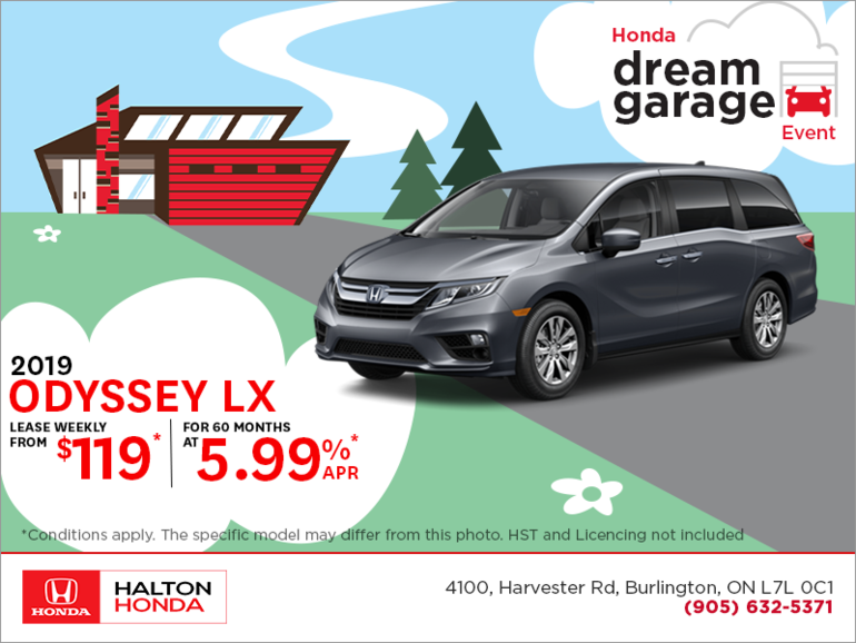 Lease the 2019 Honda Odyssey!