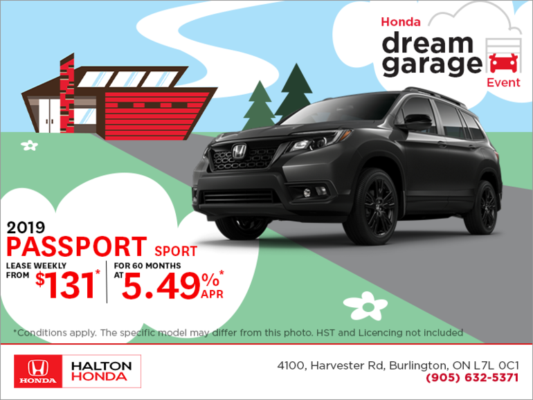 Lease the 2019 Honda Passport!