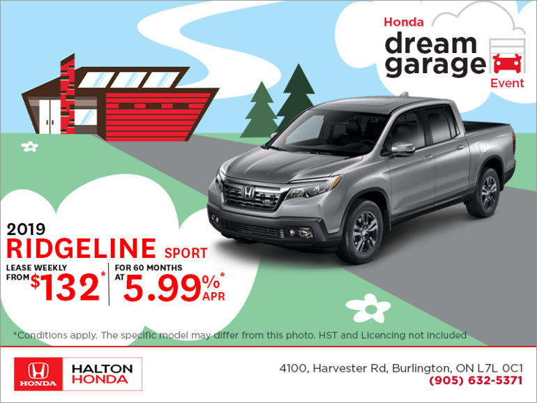 Lease the 2019 Honda Ridgeline!