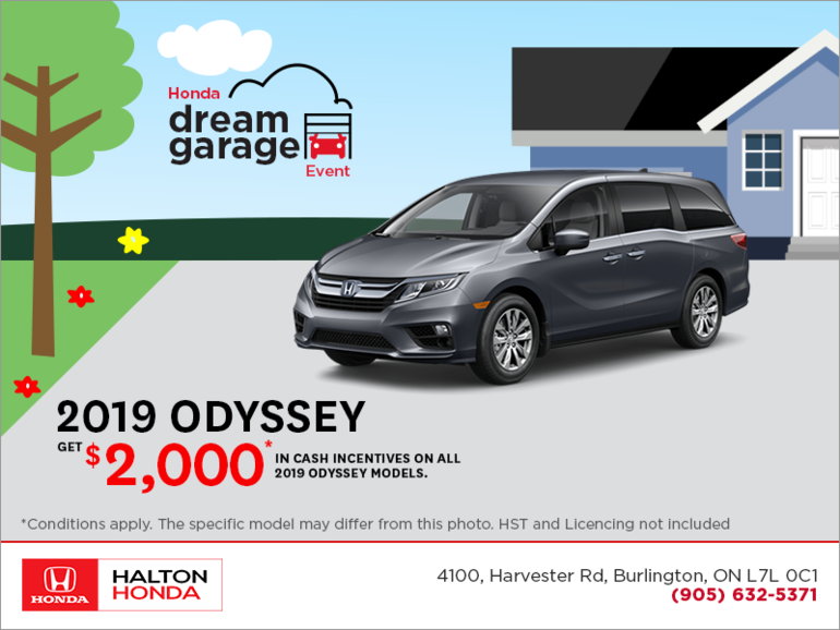 Get the 2019 Honda Odyssey!