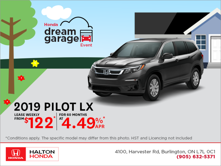 Lease the 2019 Honda Pilot!