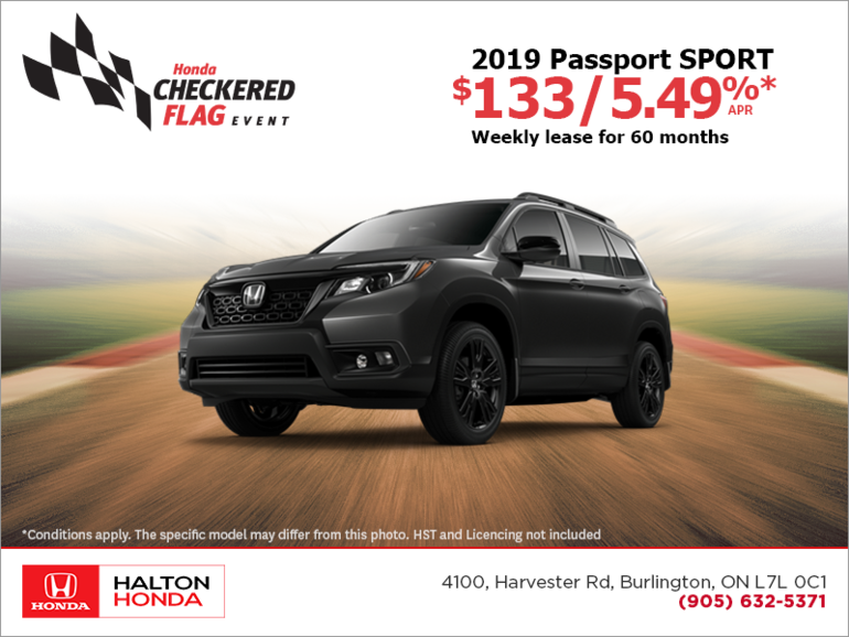 Lease the 2019 Honda Passport!