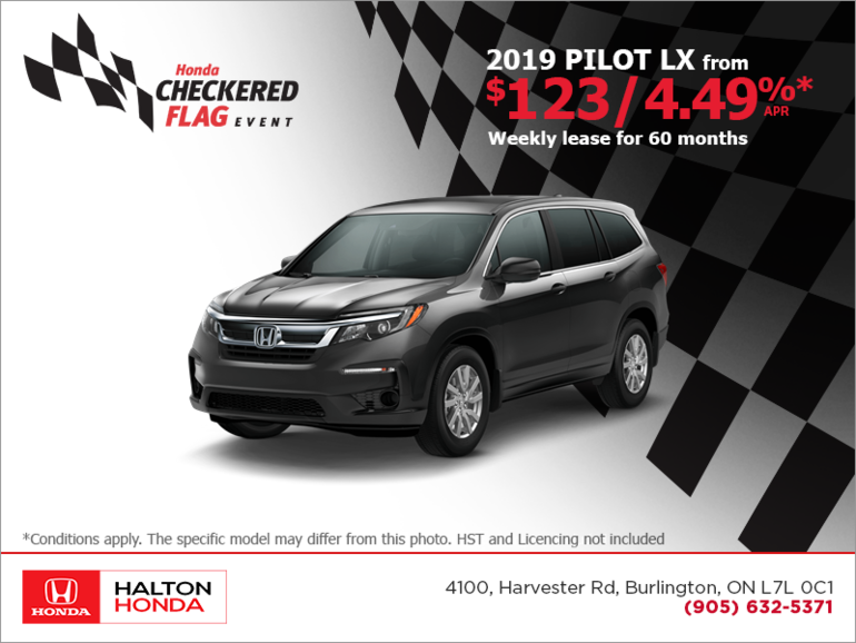 Lease the 2019 Honda Pilot!
