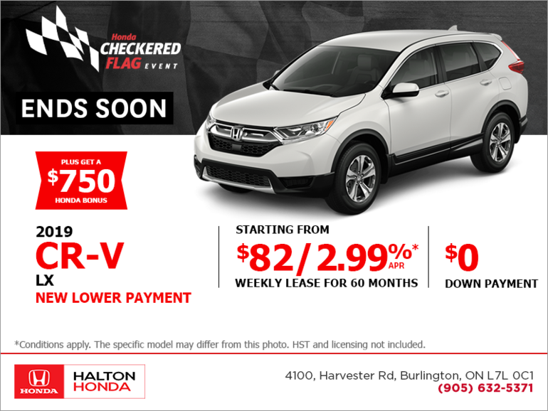 Lease the 2019 Honda CR-V!