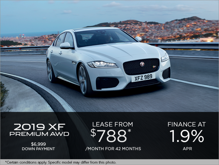 The 2019 Jaguar XF Premium AWD