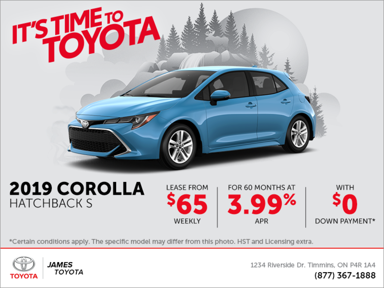 Toyota Corolla Hatchback 2019