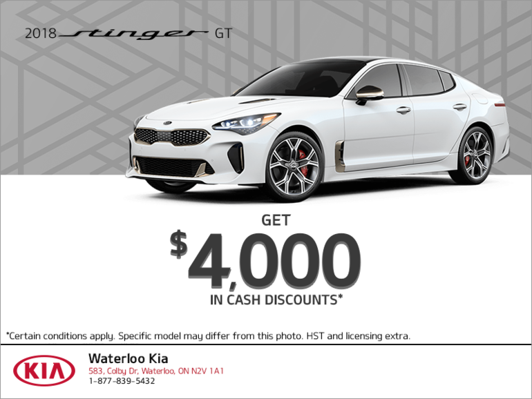 Get the 2018 Kia Stinger!