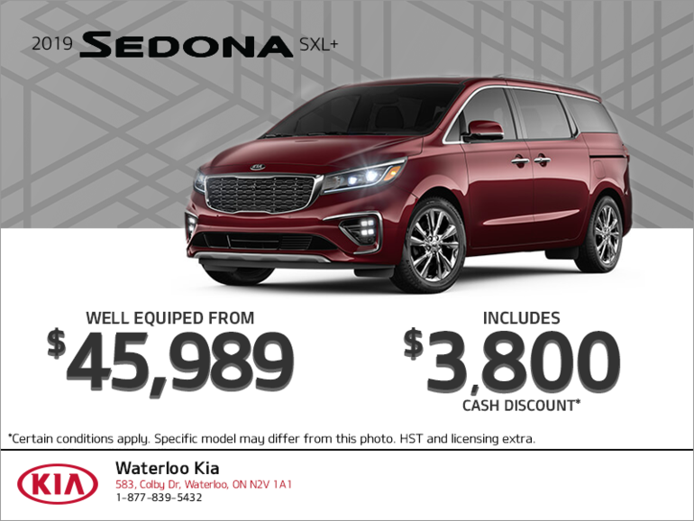 Get the 2019 Kia Sedona!