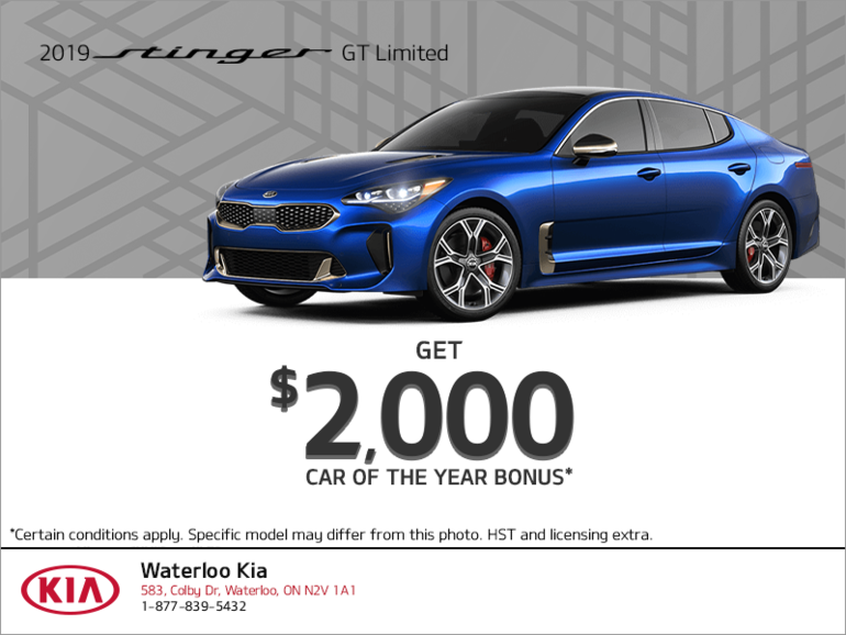 Get the 2019 Kia Stinger!