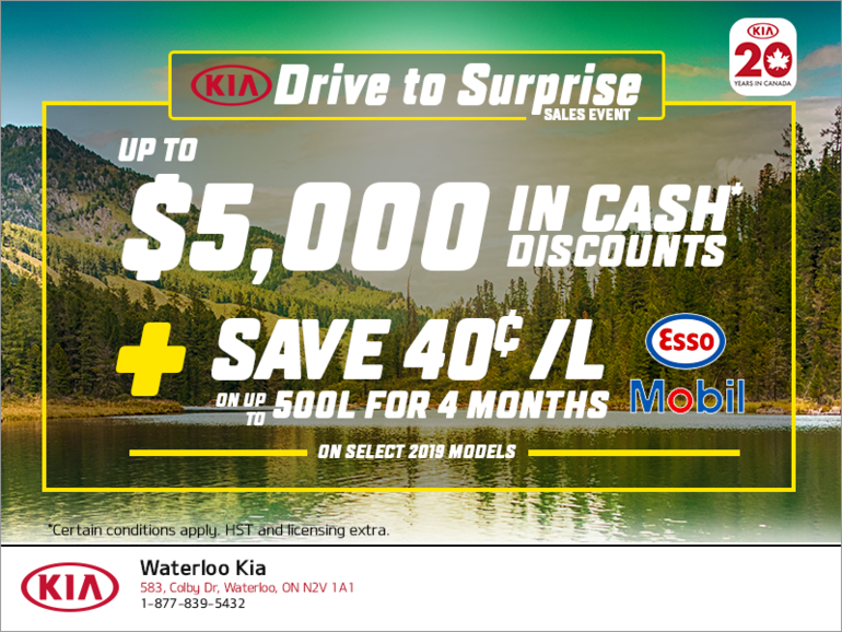 The Kia Drive to Surprise Sales Event!