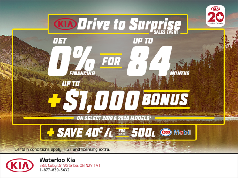 The Kia Drive to Surprise Sales Event!