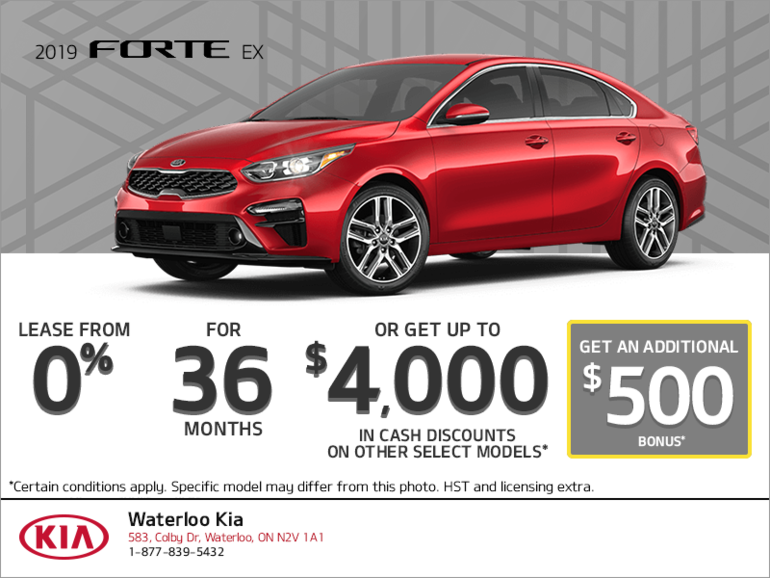 Lease the 2019 Kia Forte!