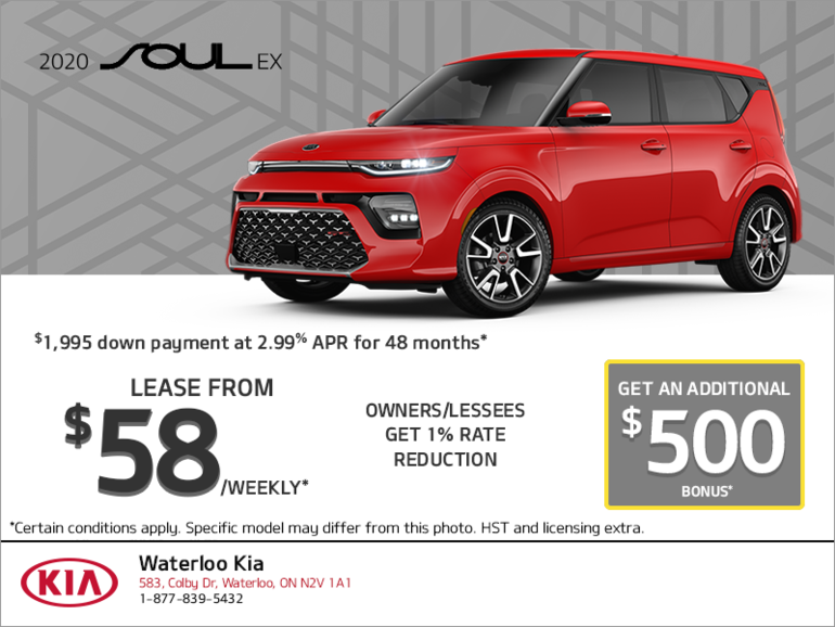 Lease the 2020 Kia Soul!