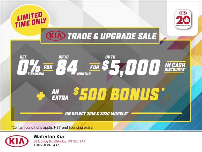 The Kia Trade & Upgrade Sale