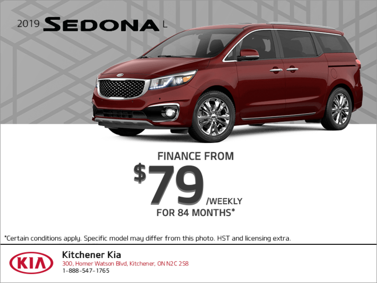 Finance the 2019 Kia Sedona!