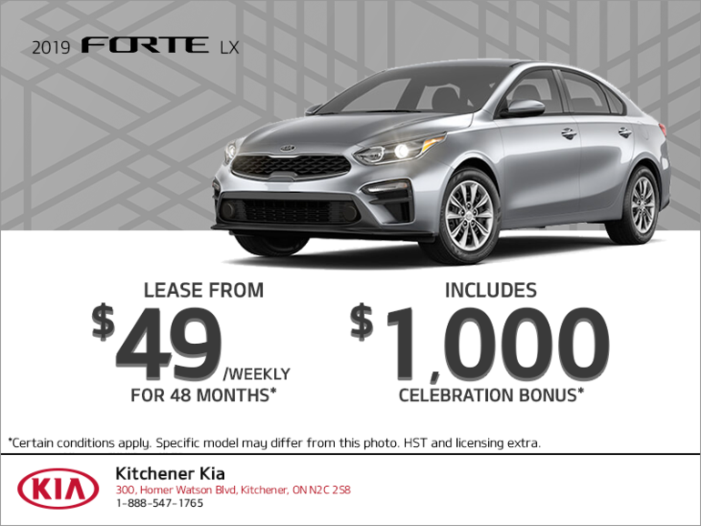 Get the 2019 Kia Forte!
