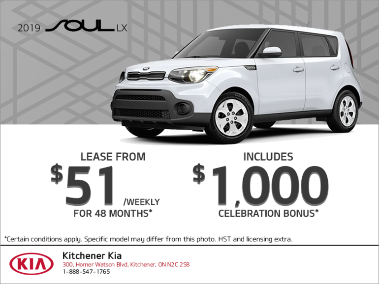 Lease the 2019 Kia Soul