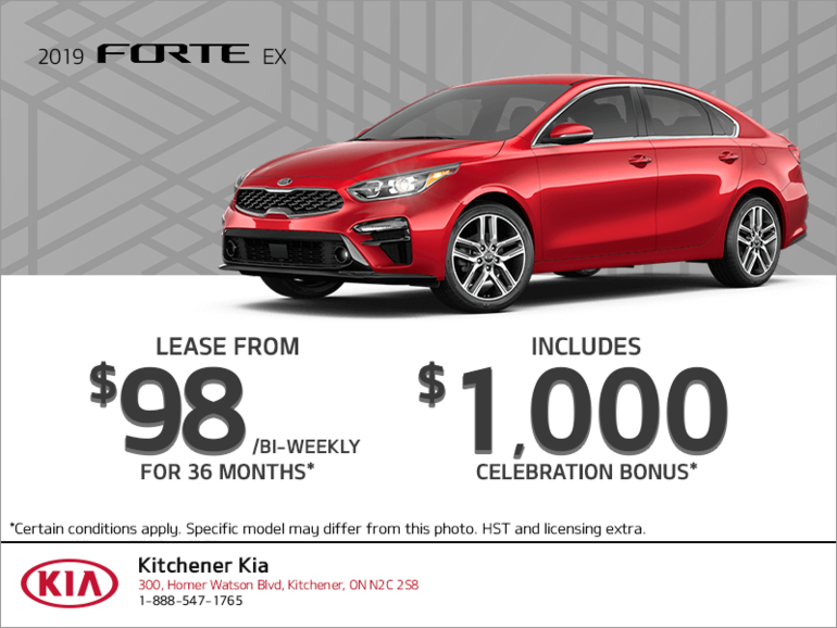 Get the 2019 Kia Forte!