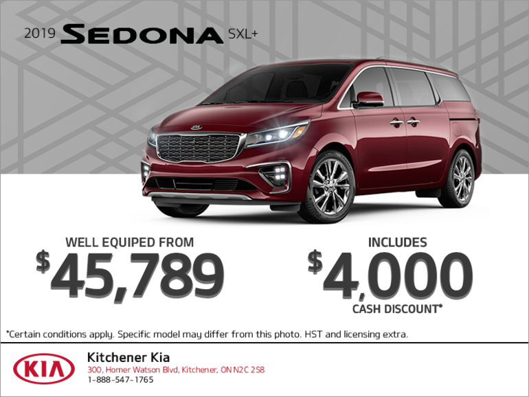 Get the 2019 Kia Sedona!